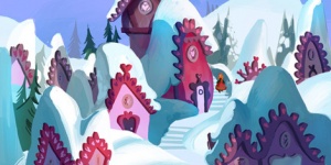Холодное сердце: концепт арт и удаленная сцена из анимационного фильма